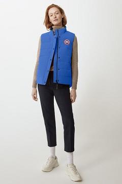 Chamarras Canada Goose Mujer México - PBI Freestyle Chalecos Azules NA1489036